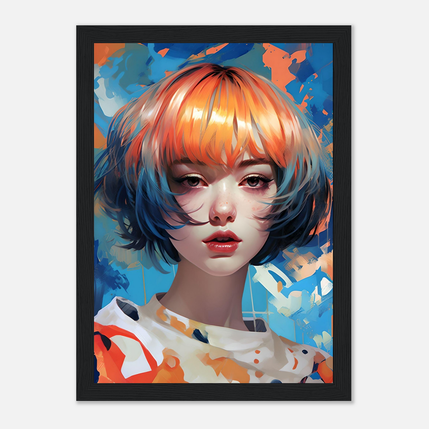 Blue-Orange Girl